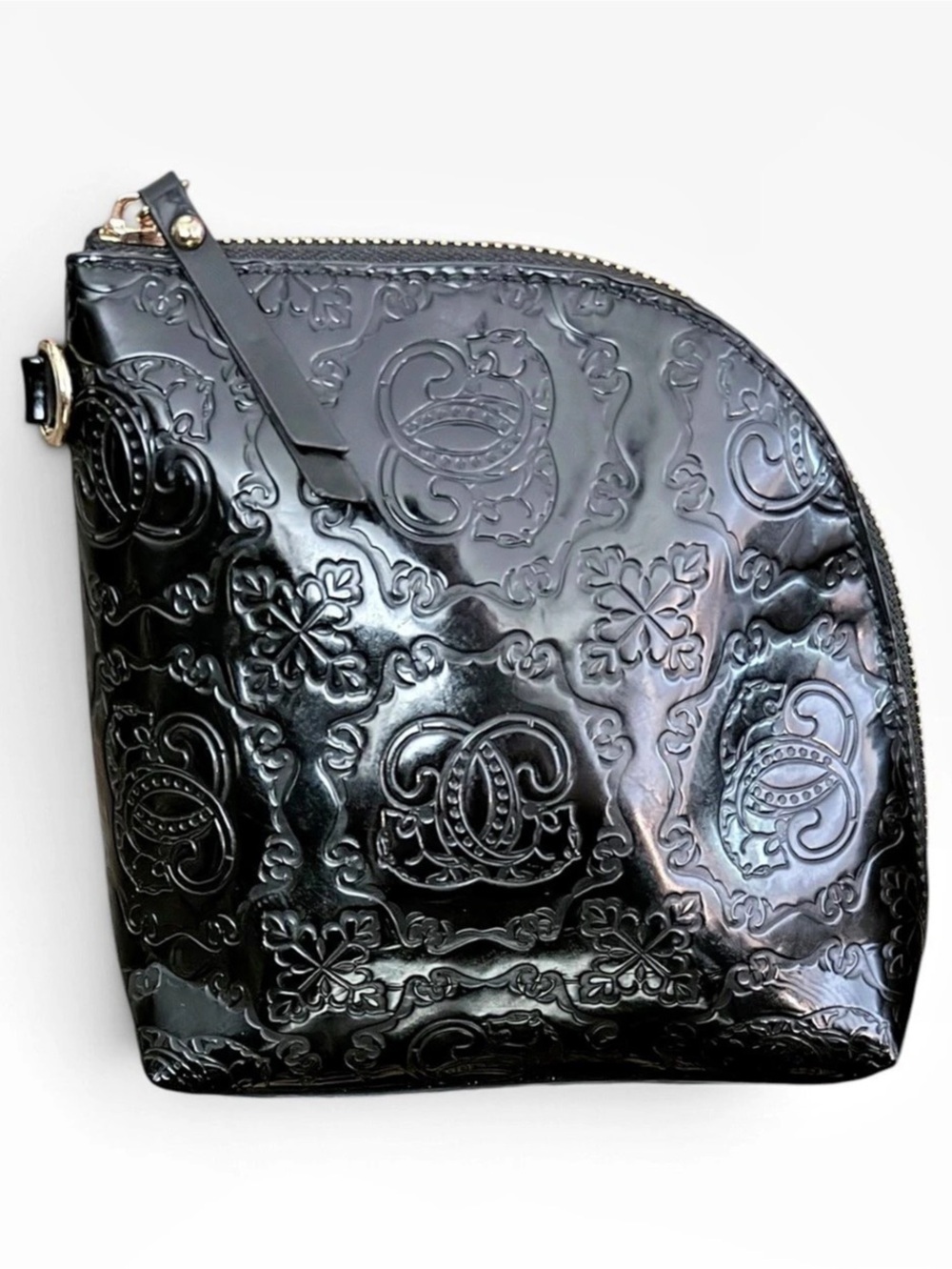 Sharif EUC Black Wristlet Clutch with Dust-bag